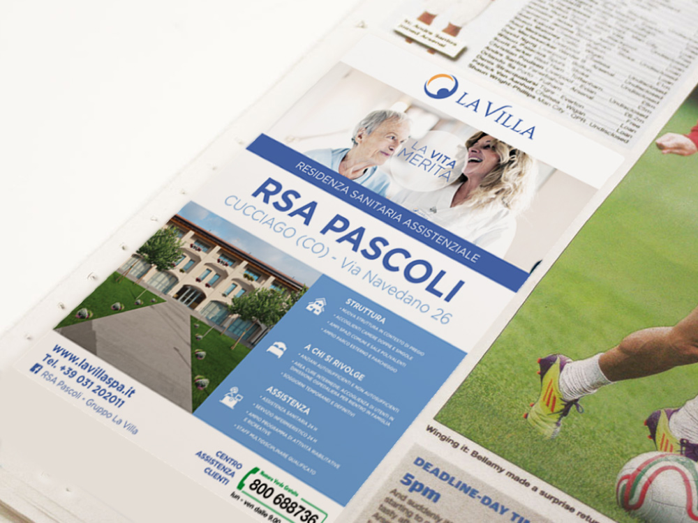 Realizzazione grafiche per campagna pubblicitaria offline